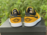 Authentic Air Jordan 1 Low GS University Gold/Black-White