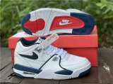 Authentic Nike Air Flight 89 White/Dark Royal Blue