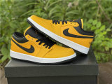 Authentic Air Jordan 1 Low GS University Gold/Black-White