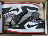 Authentic Air Jordan 1 Low GS “Quai 54”