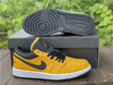 Authentic Air Jordan 1 Low GS University Gold/Black-White