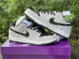 Authentic Nike SB Dunk Low Beige Grey/Brun