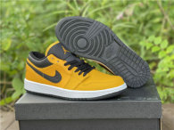 Authentic Air Jordan 1 Low University Gold/Black-White