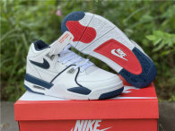 Authentic Nike Air Flight 89 White/Dark Royal Blue