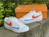 Authentic Nike Blazer Low White/Orange/Yellow/Blue