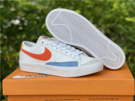 Authentic Nike Blazer Low White/Orange/Yellow/Blue