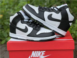 Authentic Nike Dunk High White/Black/Red