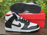 Authentic Nike Dunk High White/Black/Red