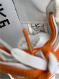 Authentic Sacai x Nike Blazer Low White/Magma Orange-Yellow