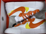 Authentic Sacai x Nike Blazer Low White/Magma Orange-Yellow