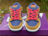 Authentic Nike SB Dunk Low Wheat/Light Red-Dark Purple
