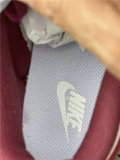 Authentic Nike Dunk Low White/Wine Red
