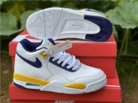Authentic Nike Air Flight 89 Yellow/White/Blue