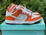 Authentic Nike Dunk Low Orange/White