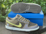 Authentic UNDEFEATED x Nike DUNK Low Canteen/Lemon Frost