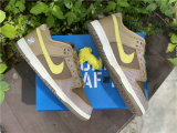 Authentic UNDEFEATED x Nike DUNK Low Canteen/Lemon Frost