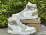 Authentic Air Jordan 1 Zoom CMFT “Olive Aura” GS