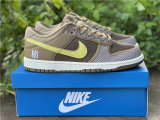 Authentic UNDEFEATED x Nike DUNK Low Canteen/Lemon Frost