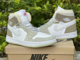 Authentic Air Jordan 1 Zoom CMFT “Olive Aura” GS