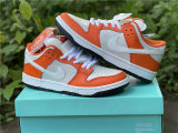 Authentic Nike Dunk Low Orange/White