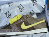 Authentic UNDEFEATED x Nike DUNK Low Canteen/Lemon Frost