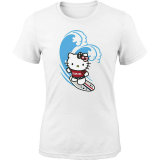 Team USA x Hello Kitty Women's Surfing T-Shirt – White