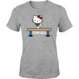 Team USA x Hello Kitty Women's Gymnastics T-Shirt – Heathered Gray