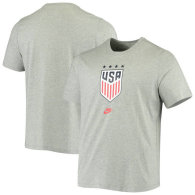USWNT Nike 4-Star Crest T-Shirt – Heathered Gray
