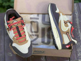 Authentic Travis Scott x Nike Air Max 1 Baroque Brown/Lemon Drop-Wheat-Chile Red