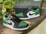 Authentic Air Jordan 1 Low “Green Toe”