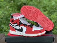 Authentic Air Jordan 1 High Switch Red/Black/White