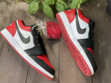 Authentic Air Jordan 1 Low “Bred Toe”