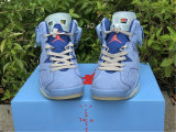 Authentic Travis Scott x Air Jordan 6 Blue/White