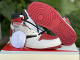 Authentic Travis Scott x Air Jordan 1 High OG Gym Red/Black/White GS