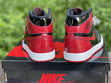 Authentic Air Jordan 1 High OG “Bred Patent” GS