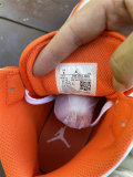 Authentic Air Jordan 1 Mid SE  White Orange  GS