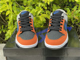 Authentic Nike Dunk Low Black/Grey/Orange/Blue