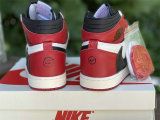 Authentic Travis Scott x Air Jordan 1 High OG Gym Red/Black/White GS