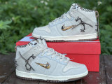 Authentic Bodega x Nike Dunk High “Legend” Beige White