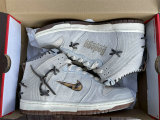 Authentic Bodega x Nike Dunk High “Legend” Beige White