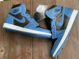 Authentic Air Jordan 1 High OG “Dark Marina Blue” GS