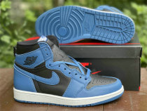 Authentic Air Jordan 1 High OG “Dark Marina Blue” GS