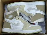 Authentic Air Jordan 1 Zoom CMFT “Olive Aura” GS