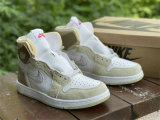 Authentic Air Jordan 1 Zoom CMFT “Olive Aura” GS