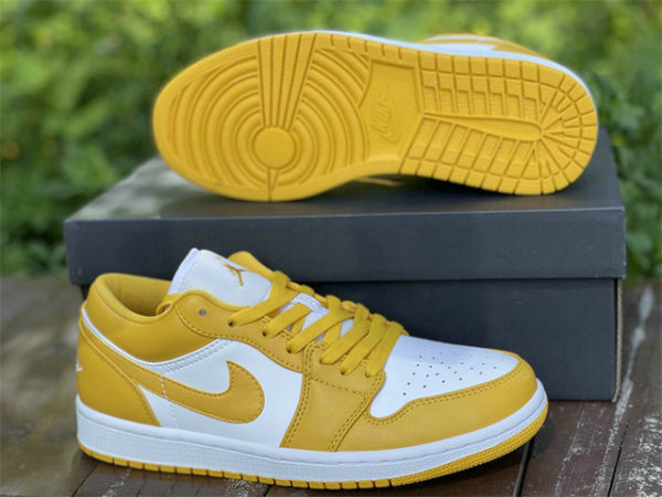 Authentic Air Jordan 1 Low “Pollen” GS