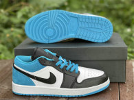Authentic Air Jordan 1 Low “Laser Blue”