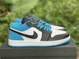 Authentic Air Jordan 1 Low “Laser Blue” GS