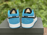 Authentic Air Jordan 1 Low “Laser Blue” GS