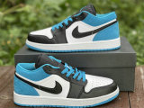 Authentic Air Jordan 1 Low “Laser Blue” GS
