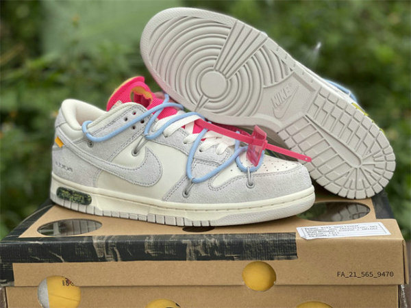 Authentic Off-White x Nike Dunk Low “38 to 50”